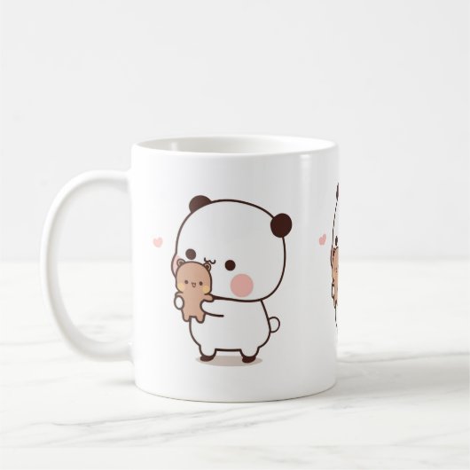 Mug Panda Et Brownie Bear Couple (Gauche)
