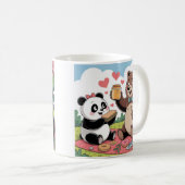 mug panda et ours mignon et drôle (Devant droit)