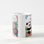 mug panda et ours mignon et drôle (Centre)