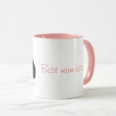 Mug Panda et petit "Meilleure maman jamais" (Devant droit)