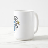 Mug Panda Good Vibes – Panda Décontracté avec Lunettes (Devant droit)