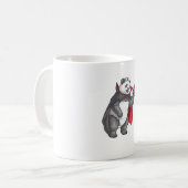 Mug Panda Halloween Vampire infirmière T-shirt surdime (Devant gauche)