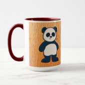 Mug Panda joli caricature en bambou (Gauche)