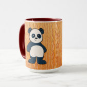 Mug Panda joli caricature en bambou (Devant gauche)