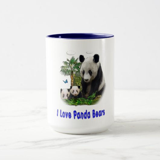 Mug Panda Love art (Centre)