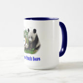 Mug Panda Love art (Devant droit)