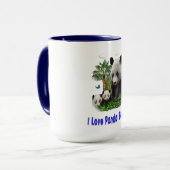 Mug Panda Love art (Devant gauche)