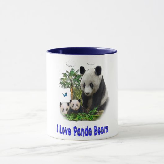Mug Panda Love art (Centre)