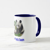 Mug Panda Love art (Devant droit)