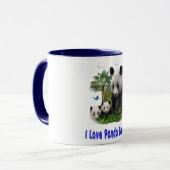 Mug Panda Love art (Devant gauche)
