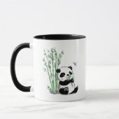 Mug Panda mangeant le bambou (Gauche)