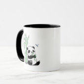 Mug Panda mangeant le bambou (Devant gauche)