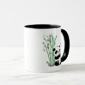 Mug Panda mangeant le bambou (Devant droit)