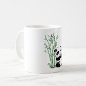 Mug Panda mangeant le bambou (Devant gauche)