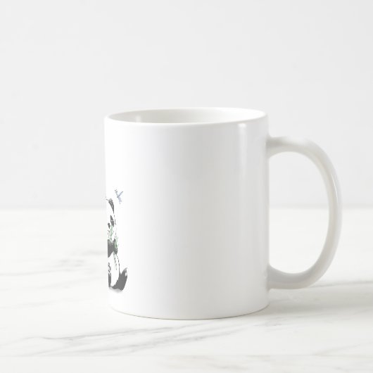 Mug Panda mangeant le bambou (Droite)