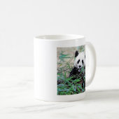Mug Panda Manger Feuilles (Devant droit)