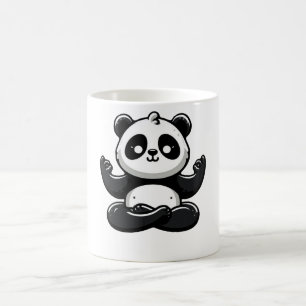 Mug Panda Méditant Zen - Pose Mignonne Méditation Anim