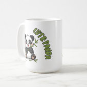 Mug Panda Mignon avec Bambou - Adorable  (Devant gauche)