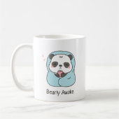 Mug Panda Mignon Avec Couverture À Peine Réveillé Jeu (Gauche)