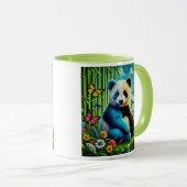 Mug Panda mignon dans un jardin de bambous. (Devant droit)