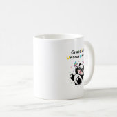 Mug Panda Mignon Gracieusement Désarçonné (Devant droit)