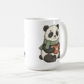 Mug Panda Mignon - Illustration Animal Café (Devant droit)