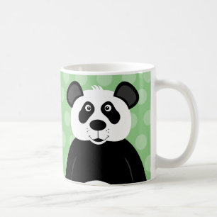 Mug Panda Mignon Point Vert