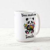 Mug Panda Mignon Tu Me Fais Sourire (Devant droit)