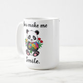 Mug Panda Mignon Tu Me Fais Sourire (Devant gauche)