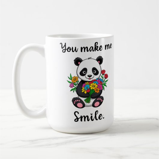 Mug Panda Mignon Tu Me Fais Sourire (Gauche)