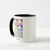 Mug Panda Monroe Ours Pop Art Portrait (Devant gauche)