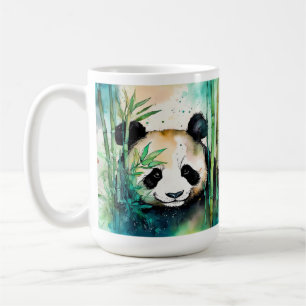 Mug Panda Mug, Cadeau pour elle, Pandas aquarelle