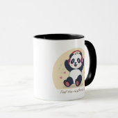 Mug Panda Musique Mignon (Devant droit)