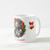 Mug Panda Noël (Devant droit)