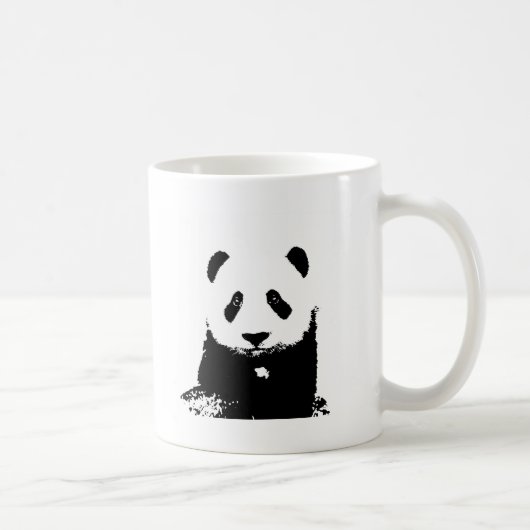 Mug Panda noir et blanc (Droite)