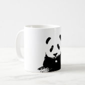Mug Panda noir et blanc (Devant gauche)