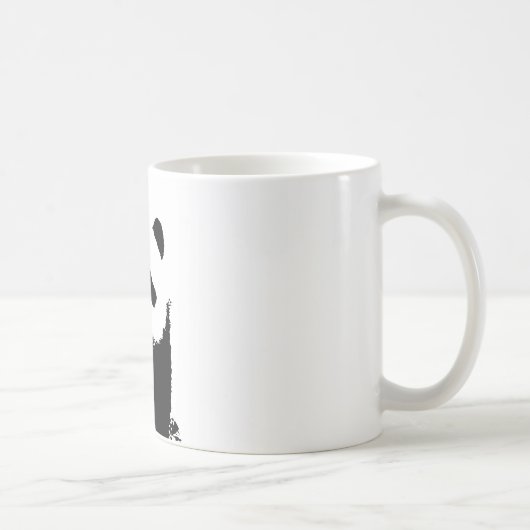 Mug Panda noir et blanc (Droite)