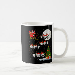 Mug Panda Père Noël Traîneau Volant Drôle Magique Noël