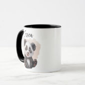 Mug Panda Personnalisé – Custom Panda Coffee Mug  Mok (Voorkant links)