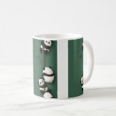Mug Panda Pile-Up Bamboo Balance The Panda Ladder Clim (Devant droit)