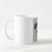 Mug Panda Porte Face Sur La Vague Motif (Gauche)