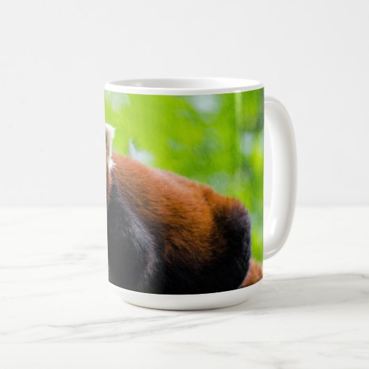 Mug Panda rouge (Devant droit)