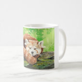 Mug Panda rouge (Devant droit)