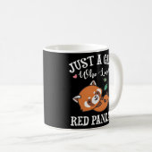 Mug Panda rouge (Devant droit)