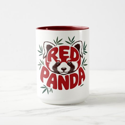 Mug Panda rouge (Centre)