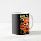 Mug Panda Rouge Avec Ra (Devant droit)