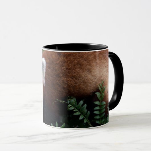 Mug Panda rouge de Smithsonien | (Devant droit)