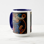 Mug Panda Rouge Disco (Devant gauche)