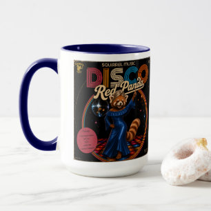 Mug Panda Rouge Disco