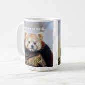 Mug Panda Rouge Mignonne Vous Manque Tellement (Devant gauche)